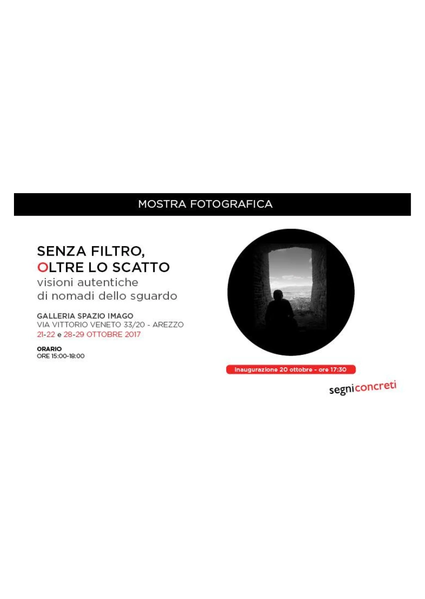 Senza filtro, oltre lo scatto