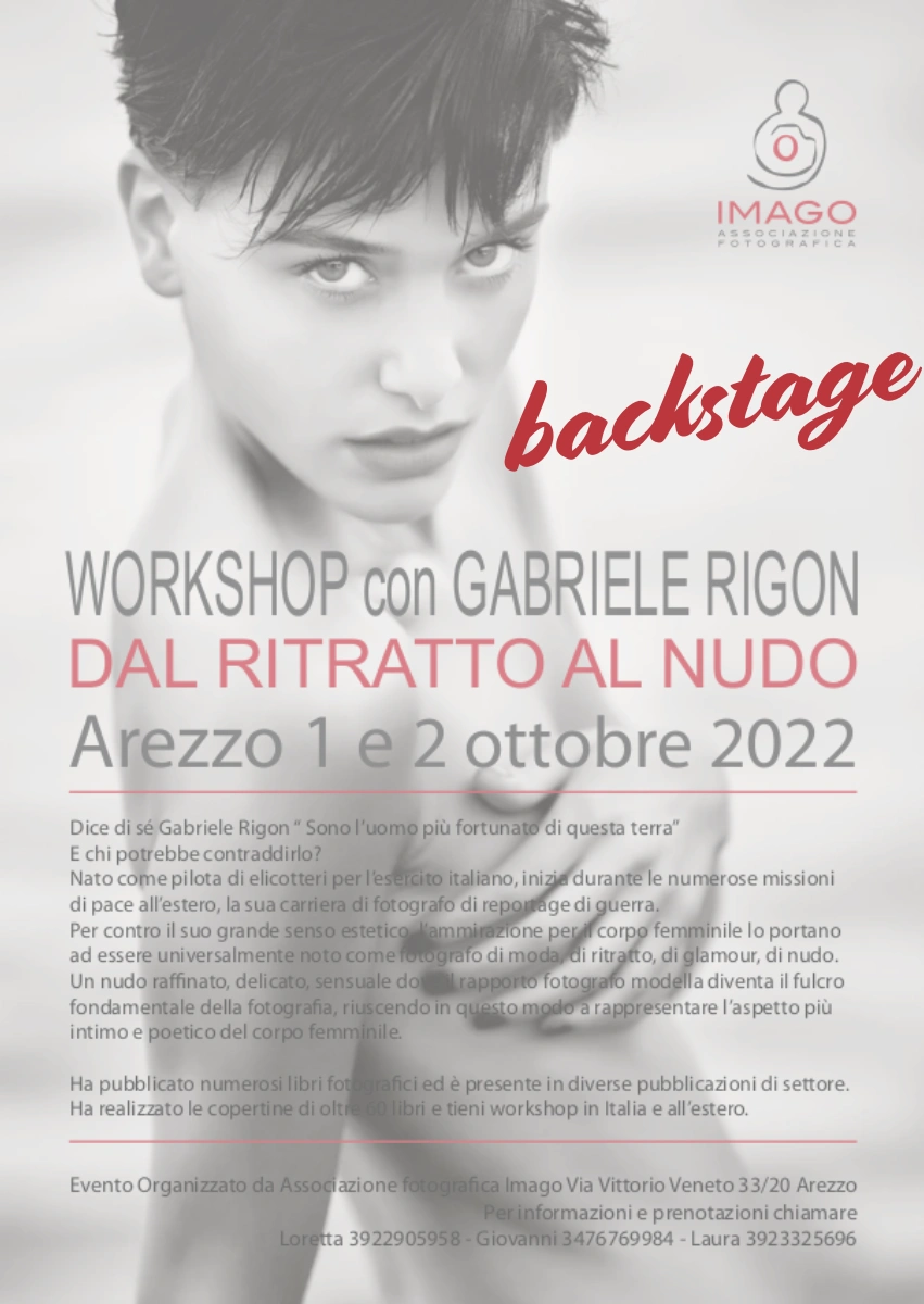 Workshop – Dal ritratto al nudo (backstage)