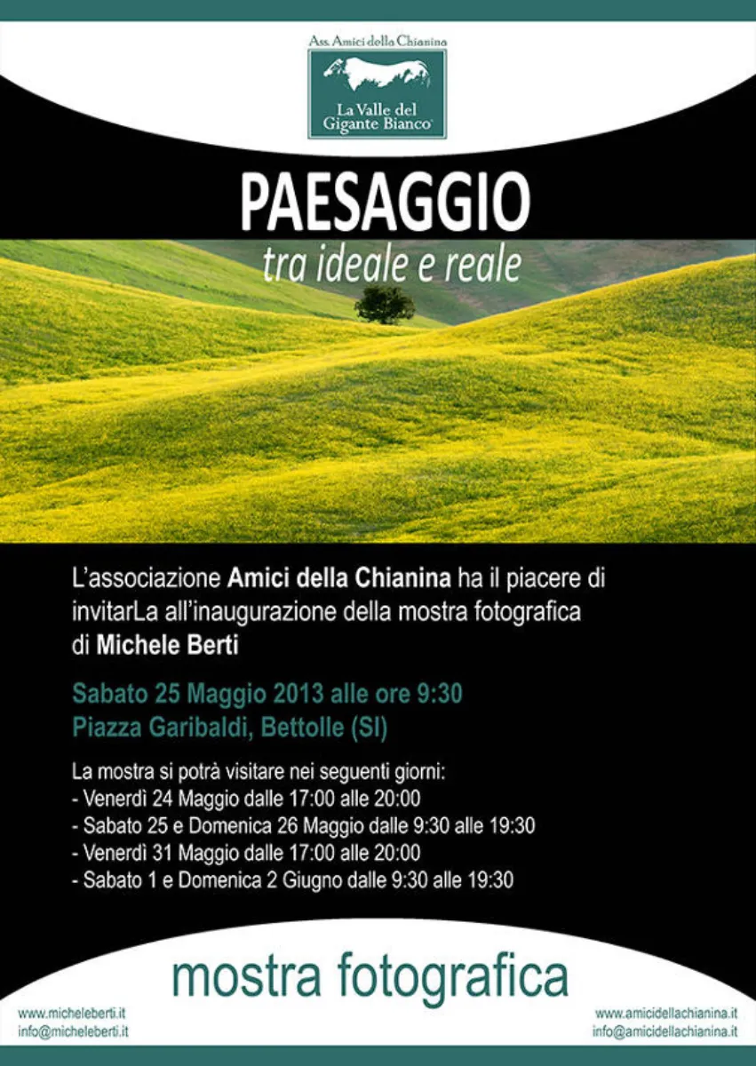Paesaggio tra ideale e reale – Mostra fotografica di Michele Berti